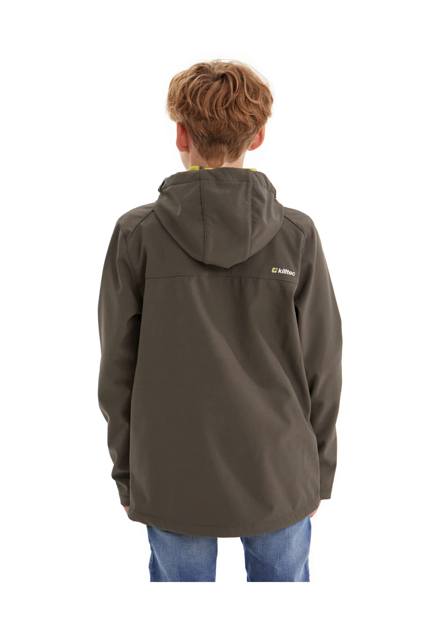 Killtec Jungen Soft Shell Jacke Softshell Jacke mit Kapuze Boys Softshelljacke wasserabweisend