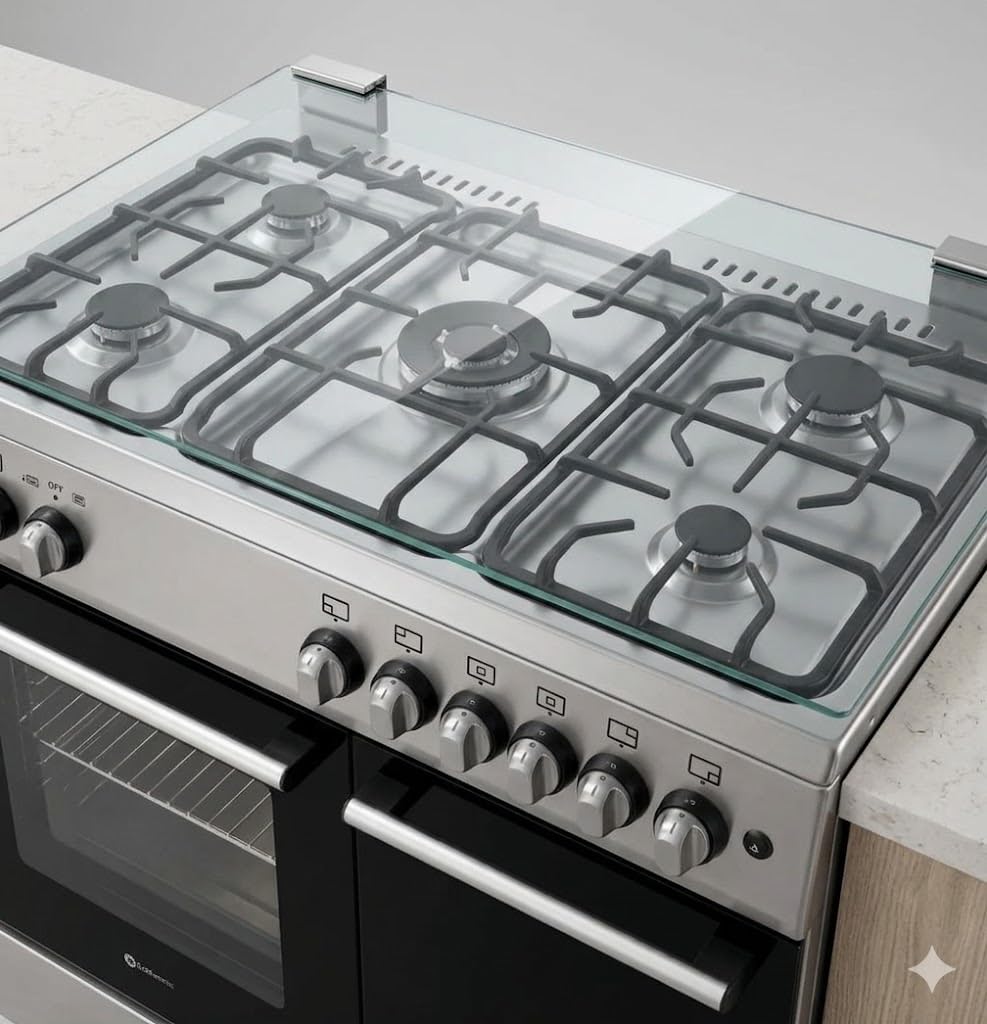 SOLTHERMIC F9LT50G2IX COCINA GAS PORTABOMBONA ACERO INOXIDABLE / 5 FUEGOS (1 WOK-DOBLE) / HORNO / **ENTREGA A DOMICILIO Y RETIRADA DEL USADO GRATIS/ALTA GAMA