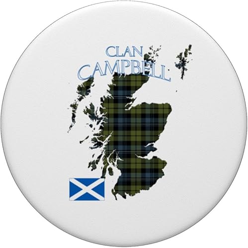 Miniatura 3 de Campbell Scottish Clan Tartan Scotland PopSockets intercambiables PopGrip
