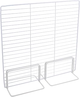 Iron Wire Freezer Divider Shelf for Refrigerator Chest Storage | White Finish, Simple Setup, Adaptable Layout, Wear Resistant Design for DIY Organization
