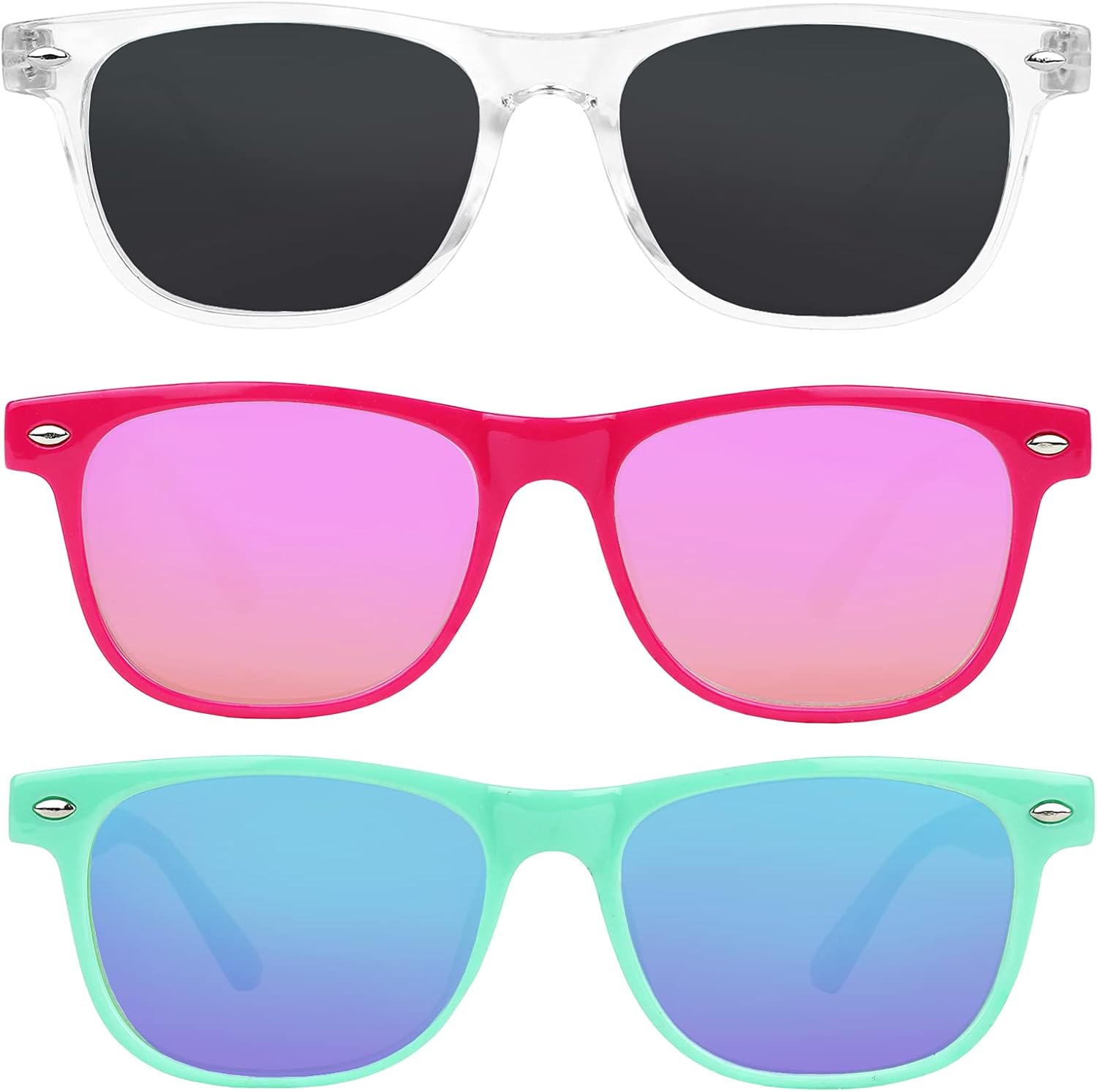 turquoise frame sunglasses