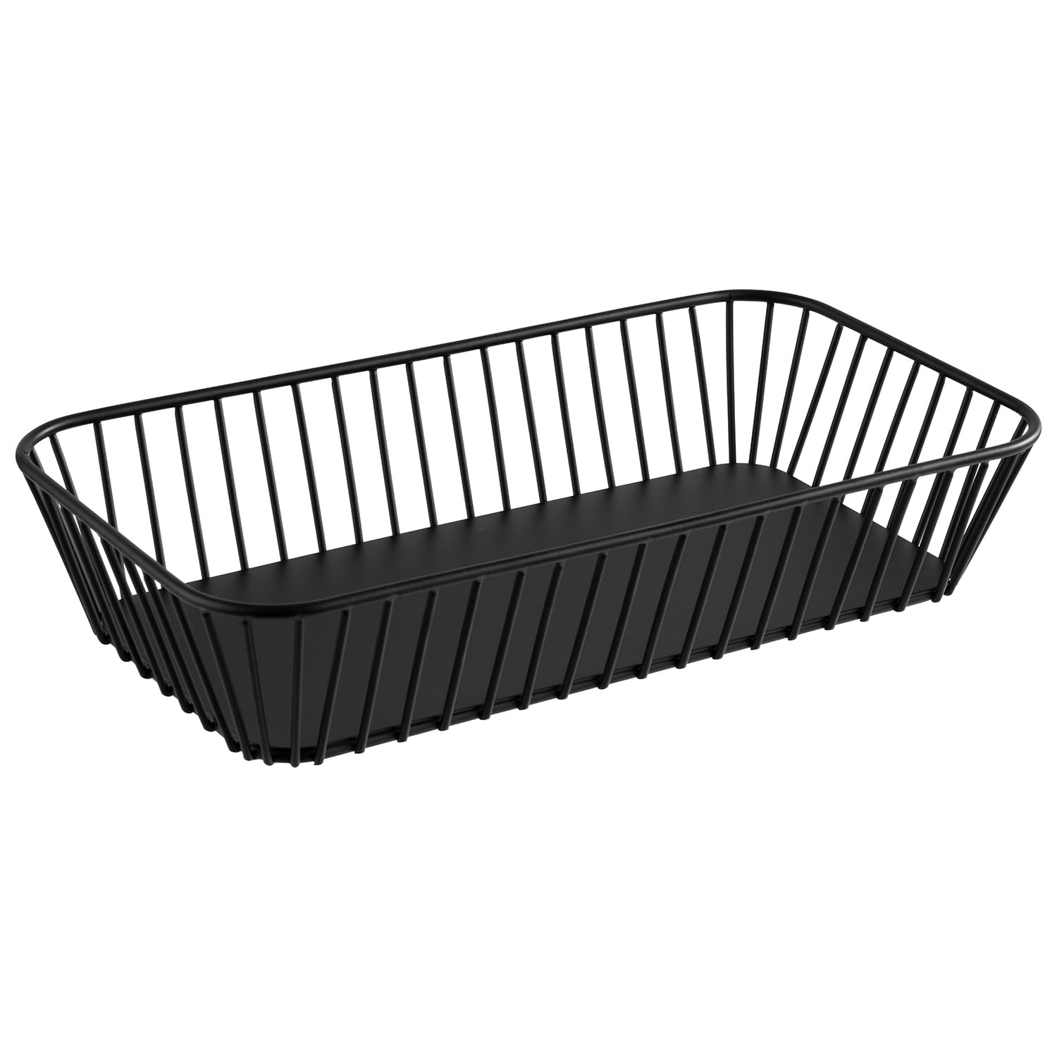 APS 30417 GN 1/3 Korb "URBAN", Metall, schwarz, mit Antirutsch-Füßchen, 32,5 x 17,6 cm, Höhe 7,5 cm