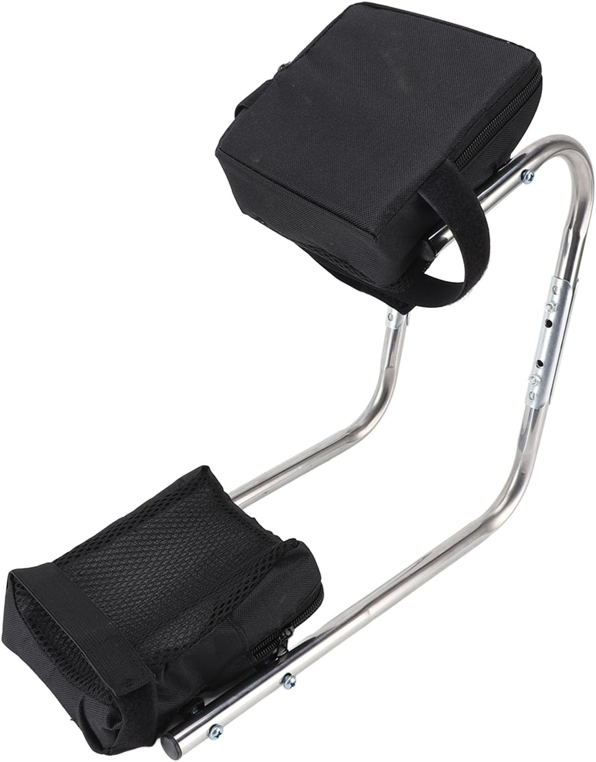 HERCHR Garden Kneeling Pad, Stainless Steel Gardening Kneeler Seat Ergonomic Ankle Support Multifunctional Leg Brace Portable Joint Protection for Farm Work