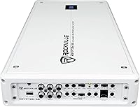 Vista 7 de Rockville Krypton S6 2600W Amplificador MarinoBarco de 6 Canales, RMS Certificado por Dyno, Micrófono PA Incluido, PCB con Recubrimiento Conformal