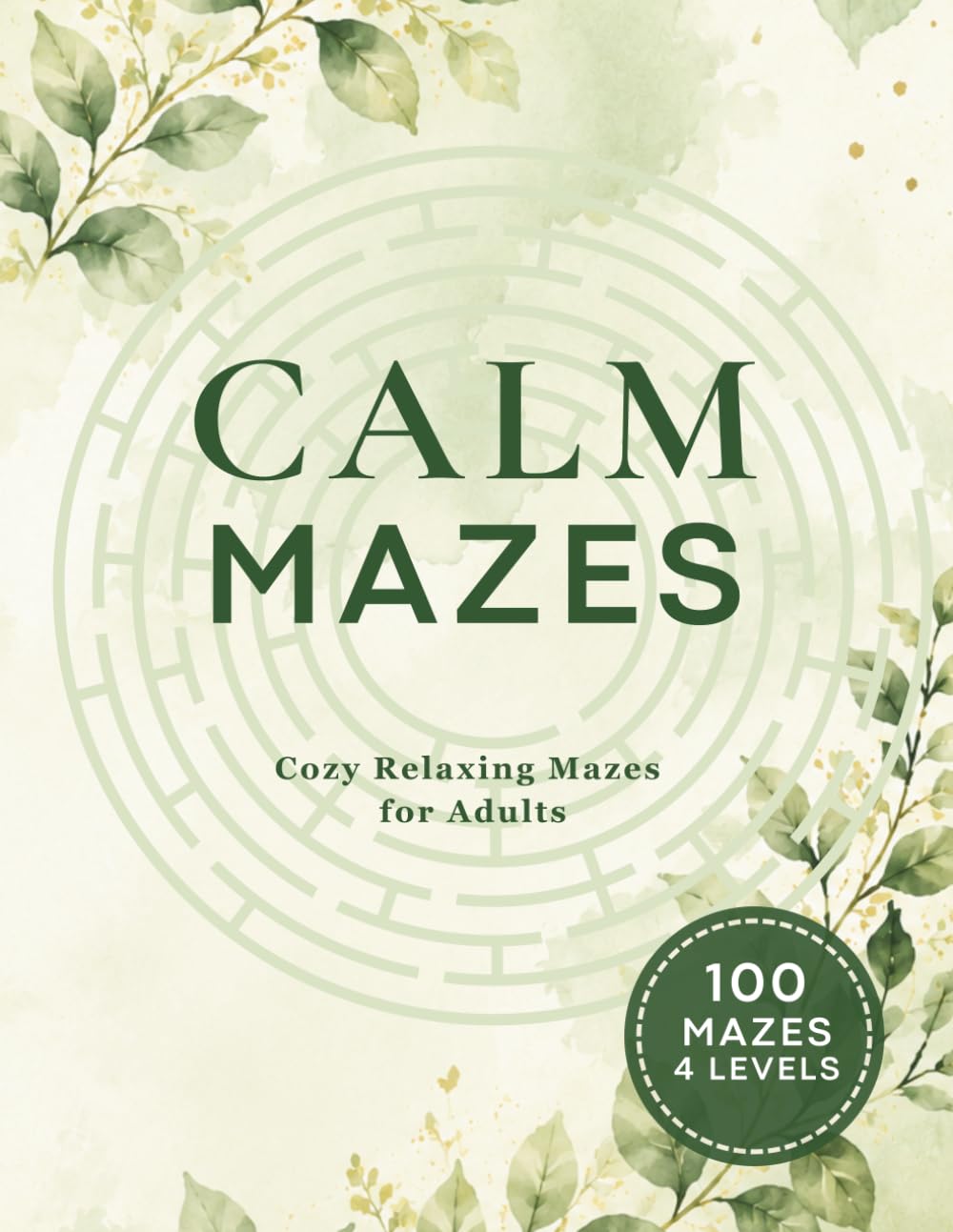 Calm Mazes: Cozy Relaxing Mazes for Adults