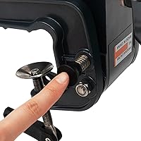 Vista 4 de Motor fuera de borda, motor fuera de borda de 2 tiempos, motor de barco de gasolina de 49 CC 3.5 HP con medio agua y medio sistema de refrigeración