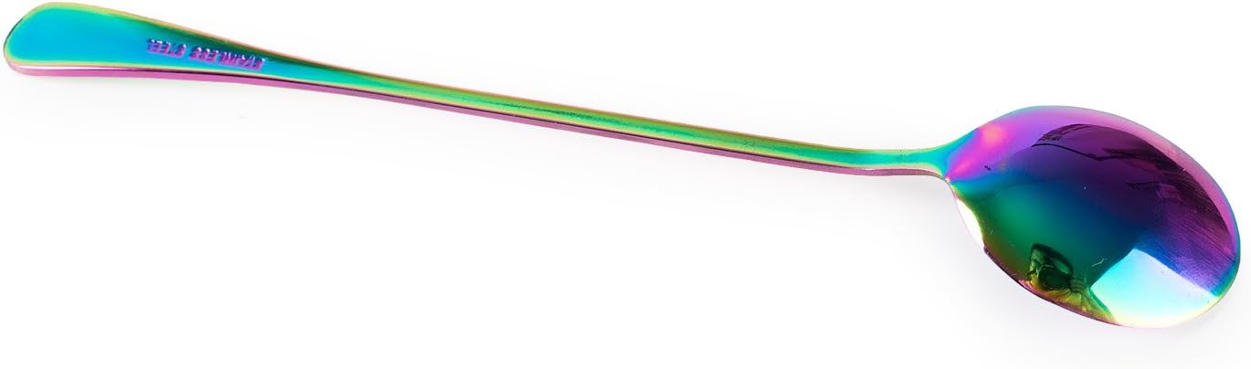 Bеѕt Sеllеr Long-handled ice tea spoon, cocktail stir spoons, stainless steel coffee spoons, Colored ice cream scoop Set of 4 🛒 Crаzу Dеаlѕ Long-handled ice tea spoon, cocktail stir spoons, stainless steel coffee spoons, Colored ice cream scoop Set of 4