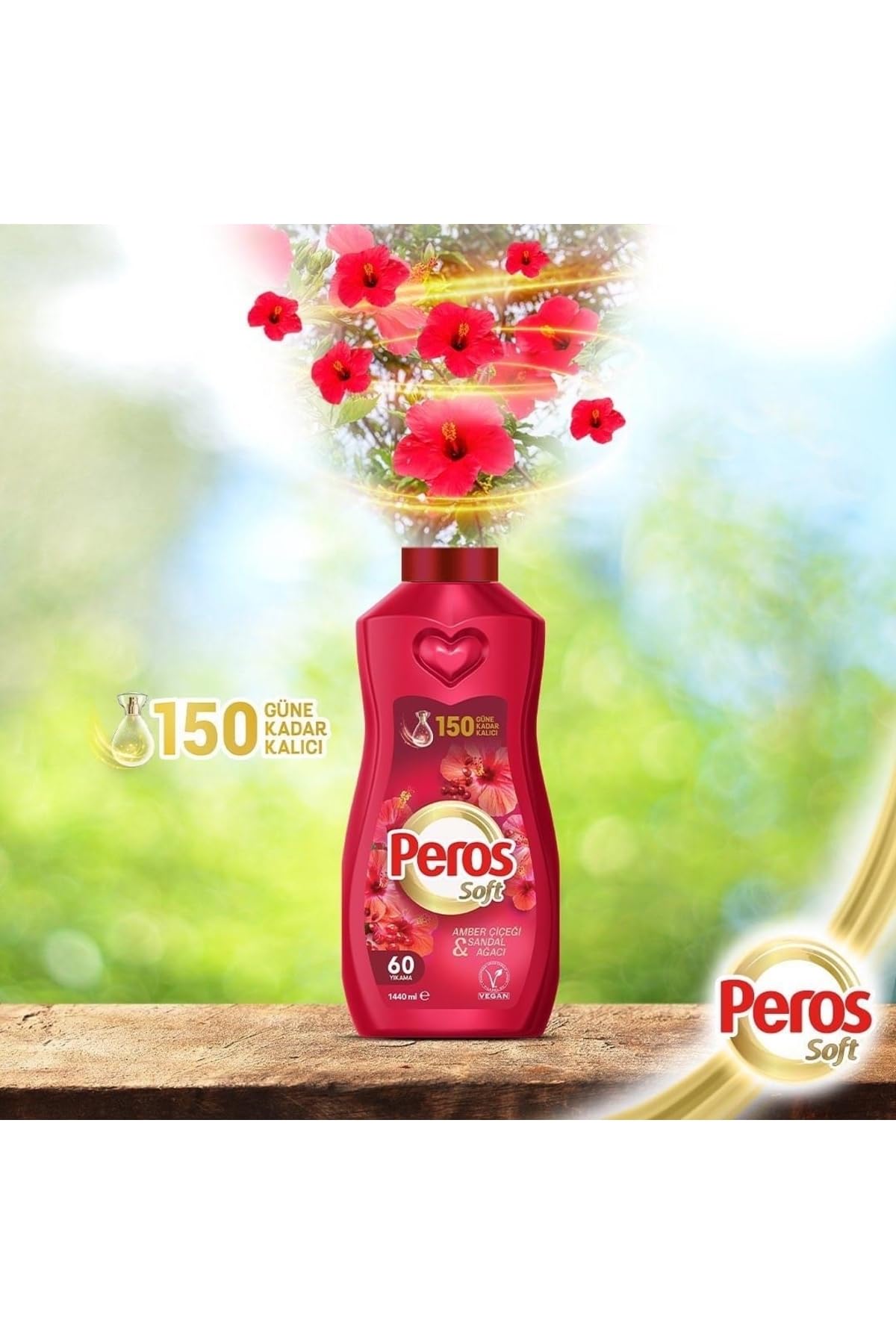 Peros 2Li-Konsantre Yumuşatıcı Amber Çiçeği & Sandal 1440 Ml X 2 Adet