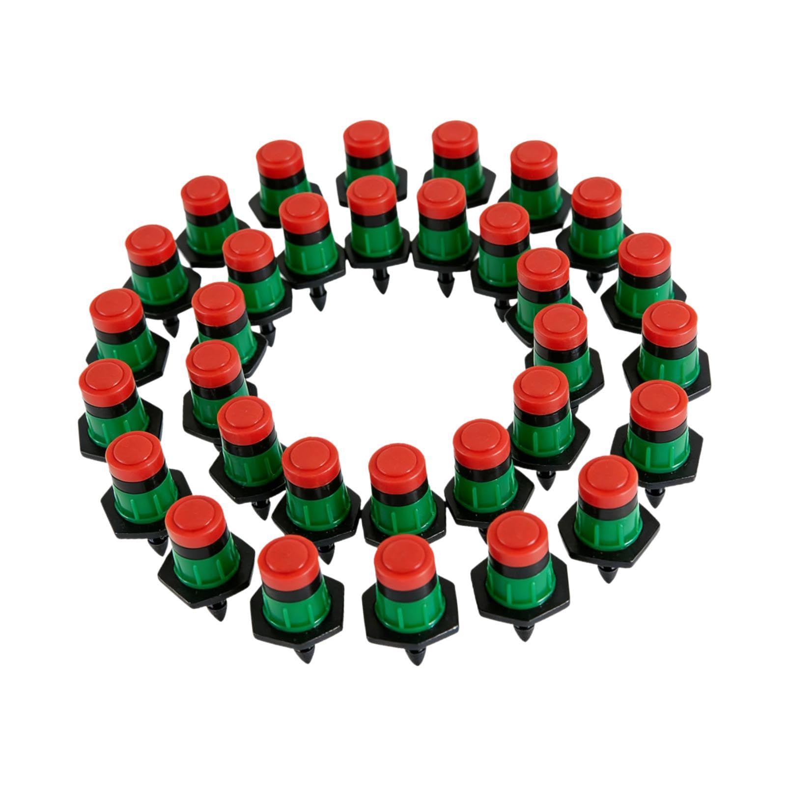 Sharplace 30Pcs Adjustable 360 Degree Drip Emitter Easy Installation Irrigation Drippers for Agriculture Watering Potted Plants