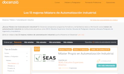 Docenzia - Comparador de cursos e mestrados online