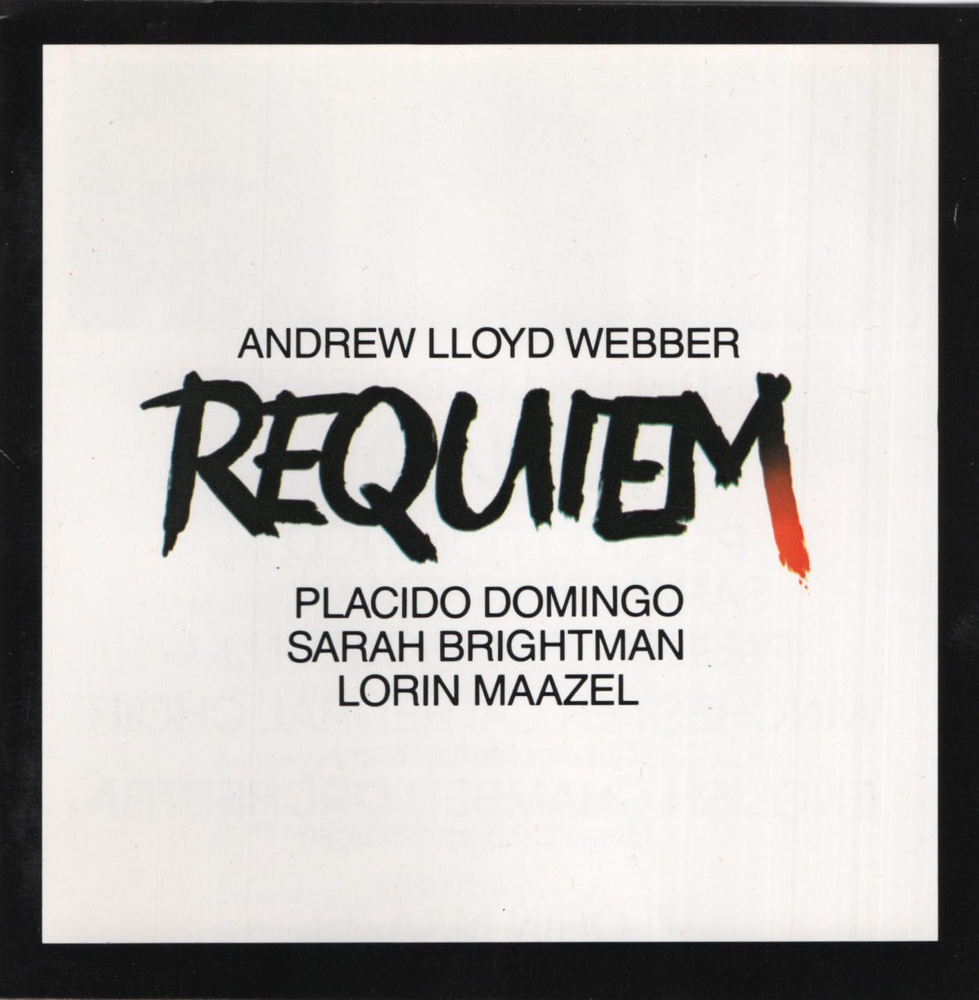 Requiem [Audio CD] Lloyd Webber and Domingo