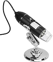 Vista 1 de Microscopio digital de mano 1600X de aumento, microscopios digitales portátiles de mano de laboratorio con luz LED USB, cámara de microscopio