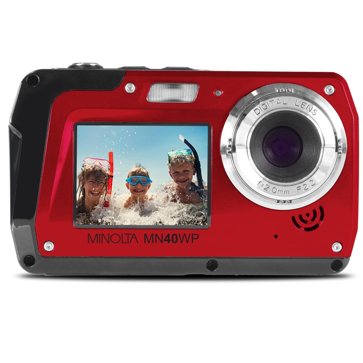 Amazon.com : Minolta MN40WP 48MP Waterproof Digital Camera – Dual