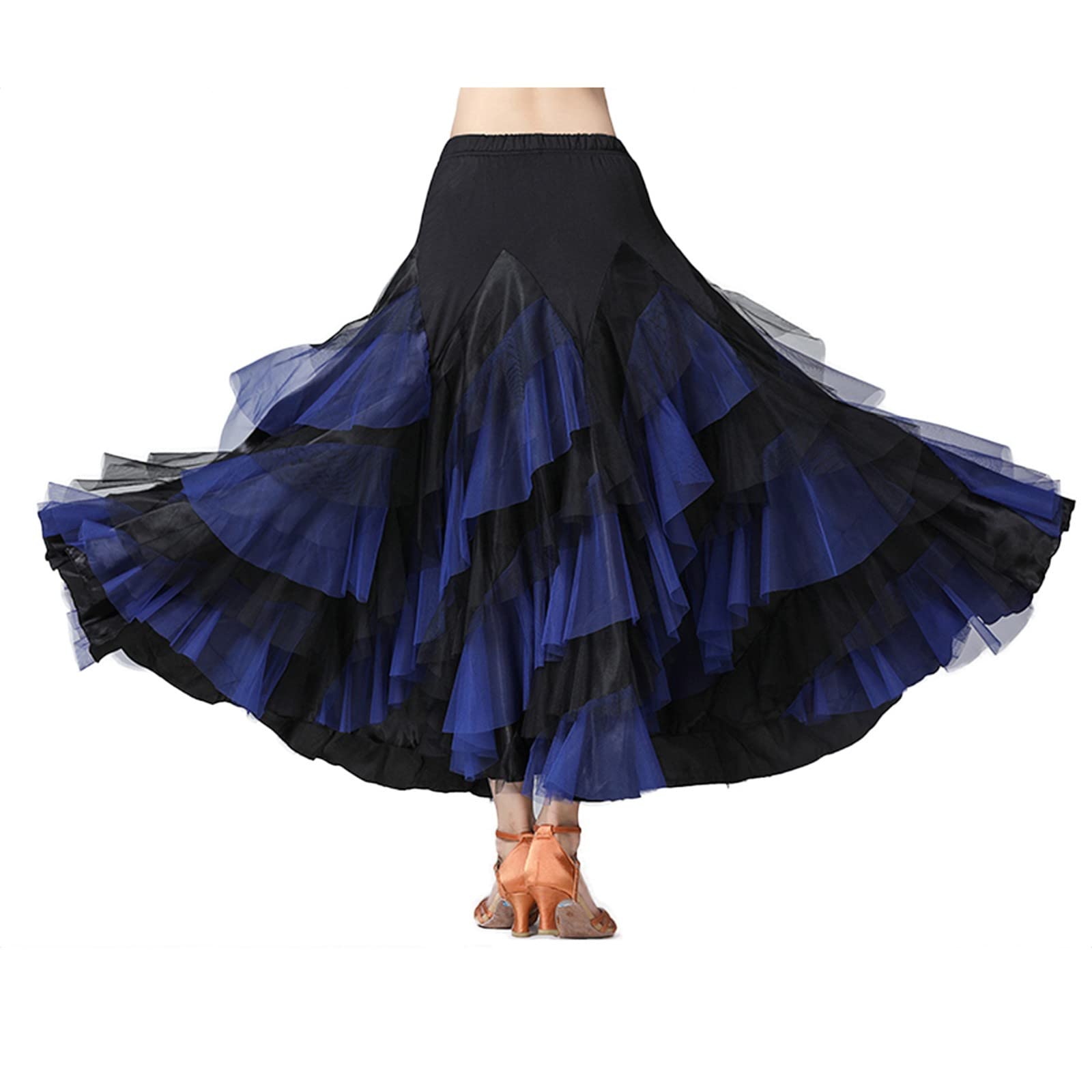 Tütü Rock Damen Tüllrock Elastischer Hohe Taille Petticoat Tutu Unterrock 80er Retro Jahre Outfit Ballettrock Tüllrock Tanzkleid Ballett Cosplay Festliche Karneval Kostüm