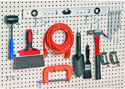 New (Set of 32) 1/4 In 0.25 in Variety Hooks Pegboard Hooks Mechanic Garage Shop Tool Organization Storage Systems image 2