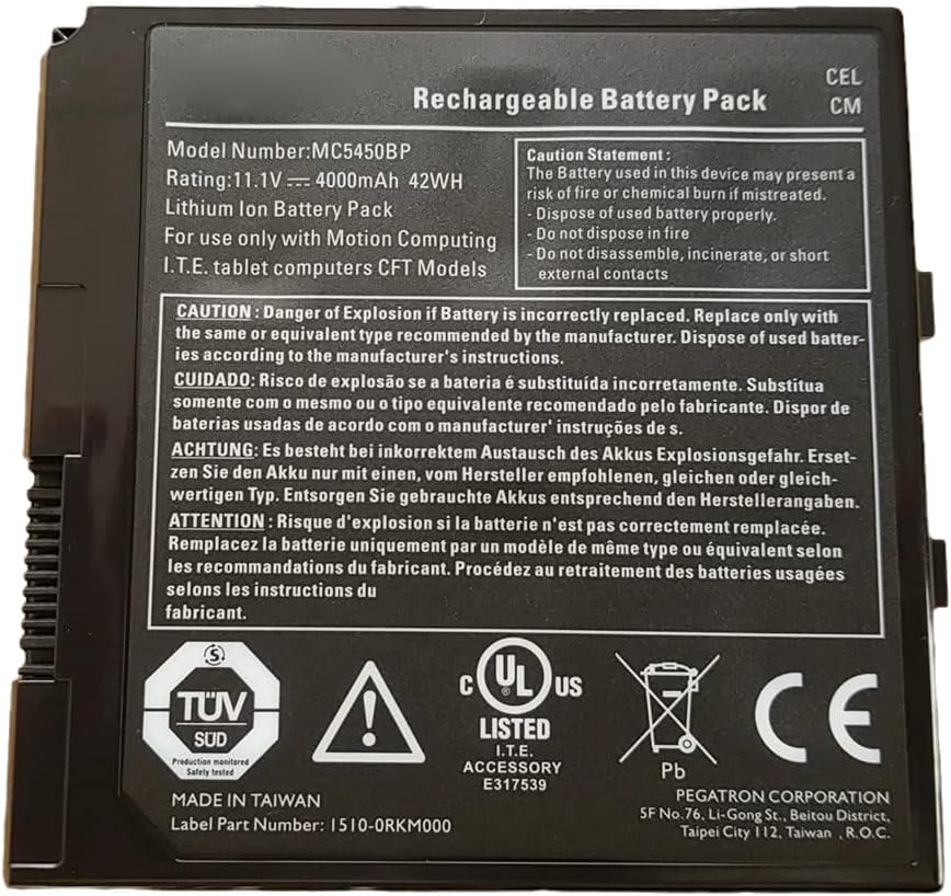 Motion MC5450BP 4000mAh/42Wh 互換用 バッテリー For Motion F5 C5/C5v/C5t/C5