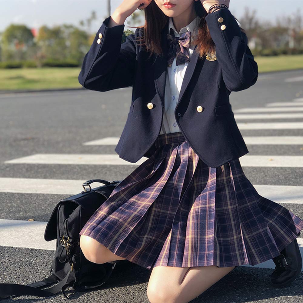 Amazon.co.jp: スクール 制服 コスプレ 衣装 JK 女子高生 学生服