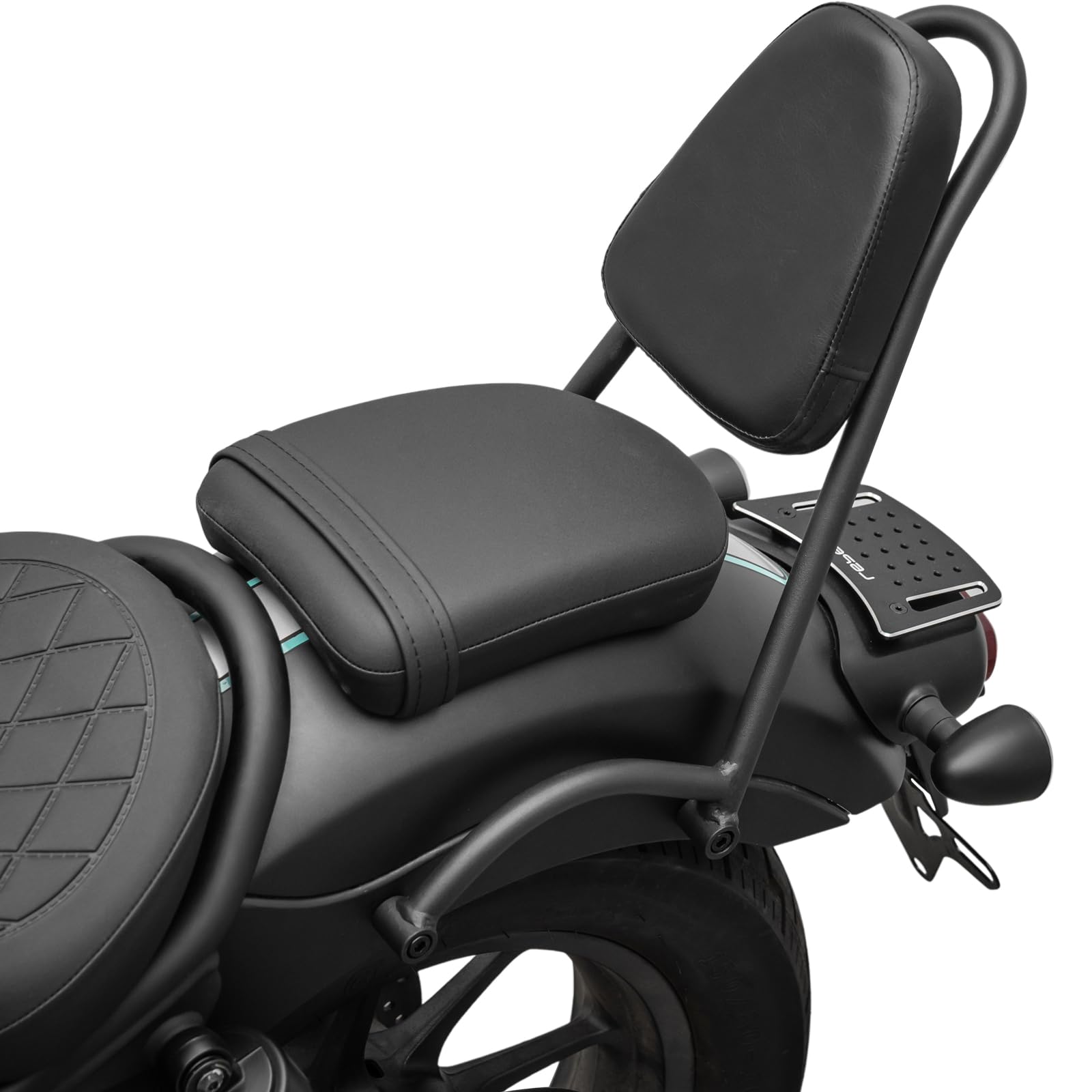 REBEL 250 500 シーシーバー タンデムバー バックレスト ブラックB Amazon | HI-LINE レブル250 レブル500 バックレスト シーシーバー