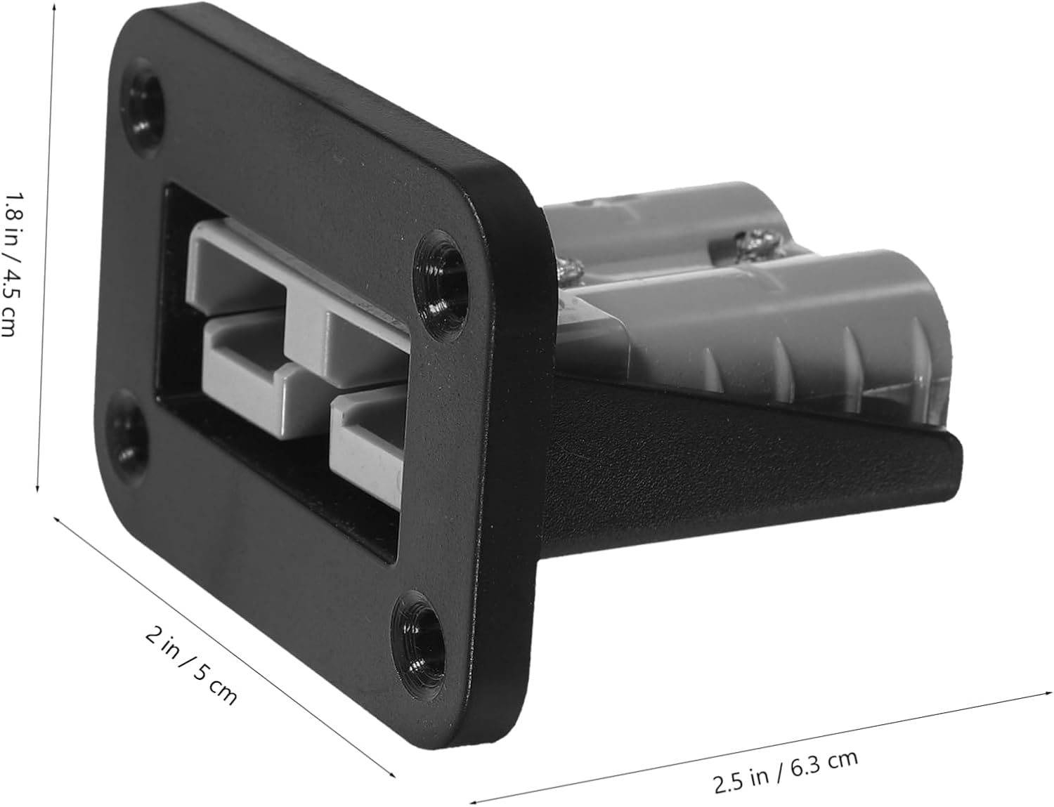 Battery Quick Connect/Disconnect Plugs 50a Car Connector for Trolling Motor Winch Easy Install Kit