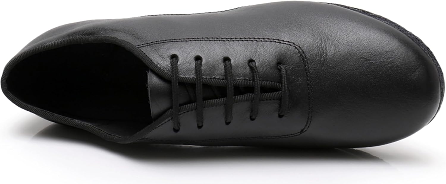Dance Shoes for Men Ballroom Lace-up Standard Latin Tango Salsa Shoes with Heel X8007