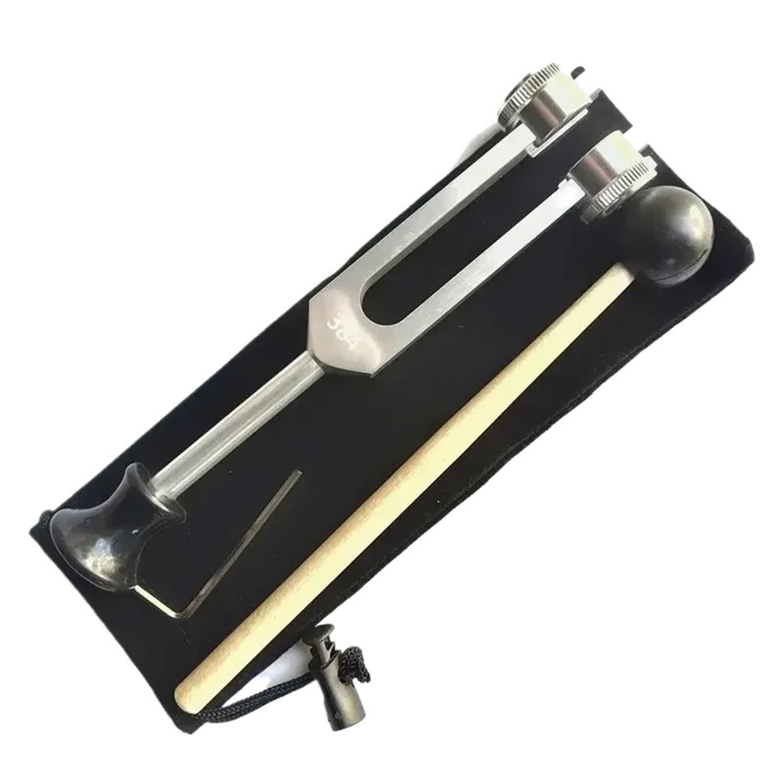 JCXIOC Tuning Fork Aluminum Alloy Tuning Fork Sound Weighted Tuning Fork Percussion Instruments(384Hz)