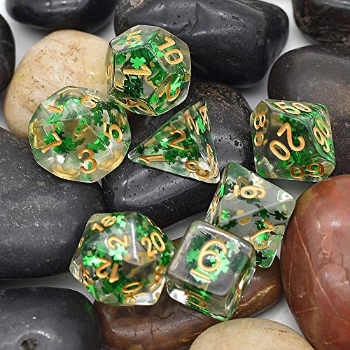image for cusdie Polyhedral Dice Sets DND Four Seasons Dice for Dungeons and Dra
