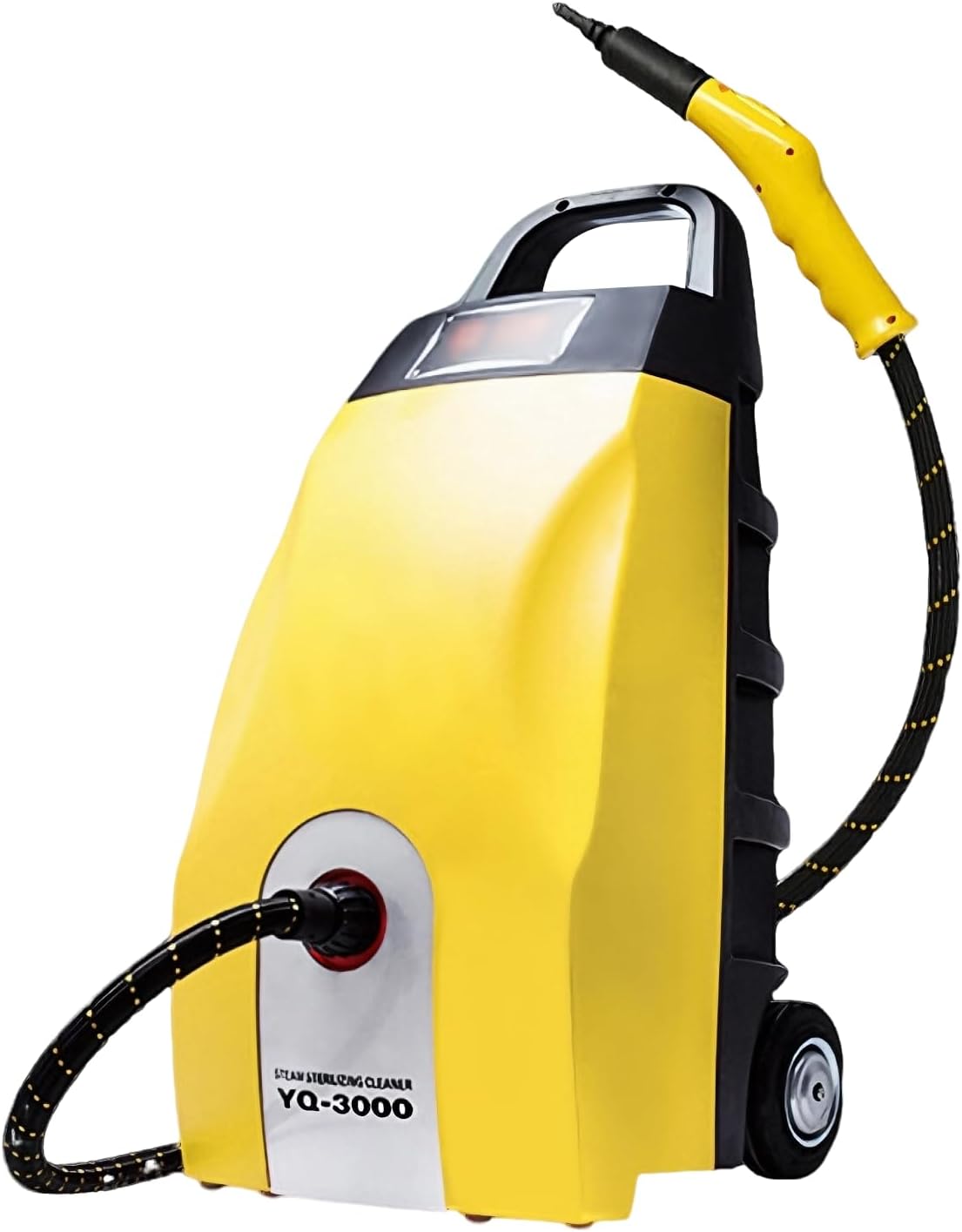 3.5L High-Pressure Steam Cleaner, 2500W Multi-Use Washer for Home, Car, & AC Cleaning, Heats in 20-30 Secs, Includes 8 Accessories, Yellow