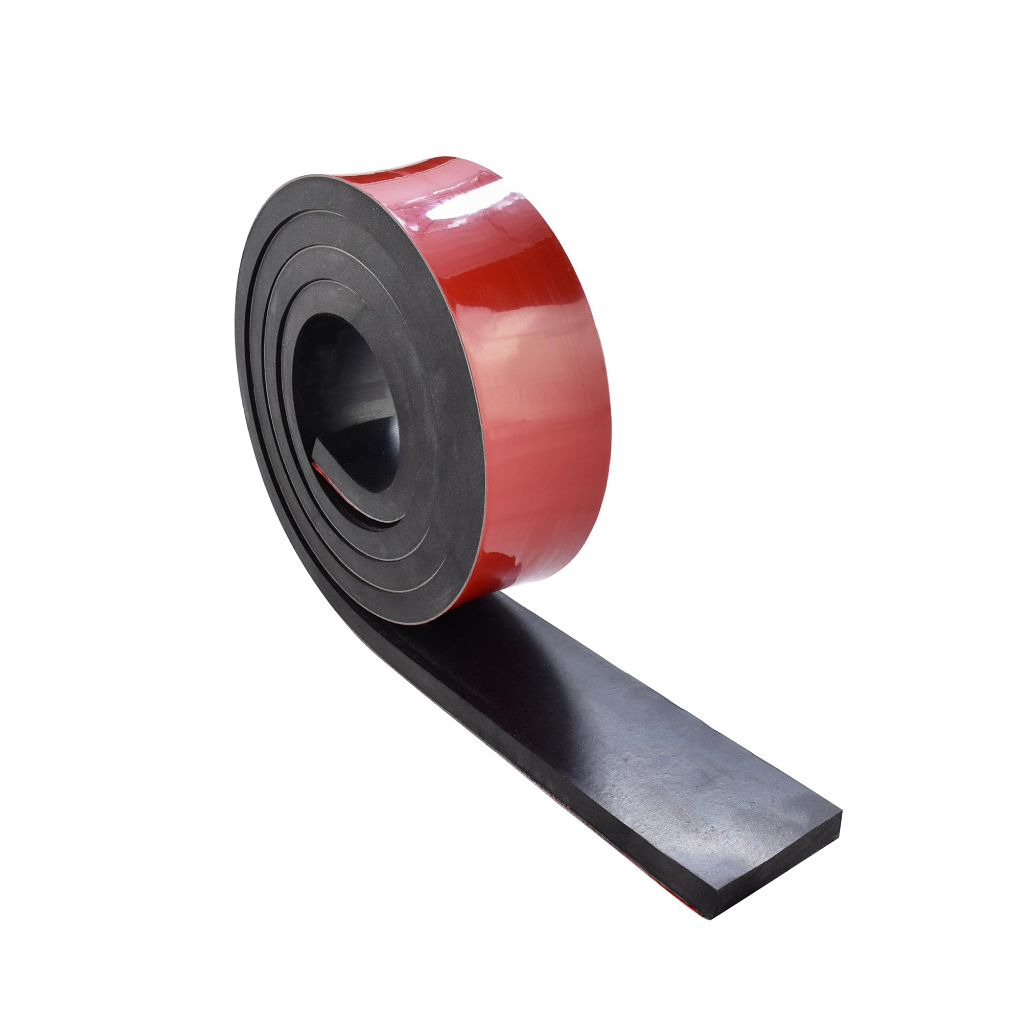 TEKDOE 3/8 Inch Thick Neoprene Rubber Strips and Heavy-Duty Solid Rubber Rolls, Sheet for DIY Gasket, Warehouse, Seals, Weather Stripping, Flooring (2