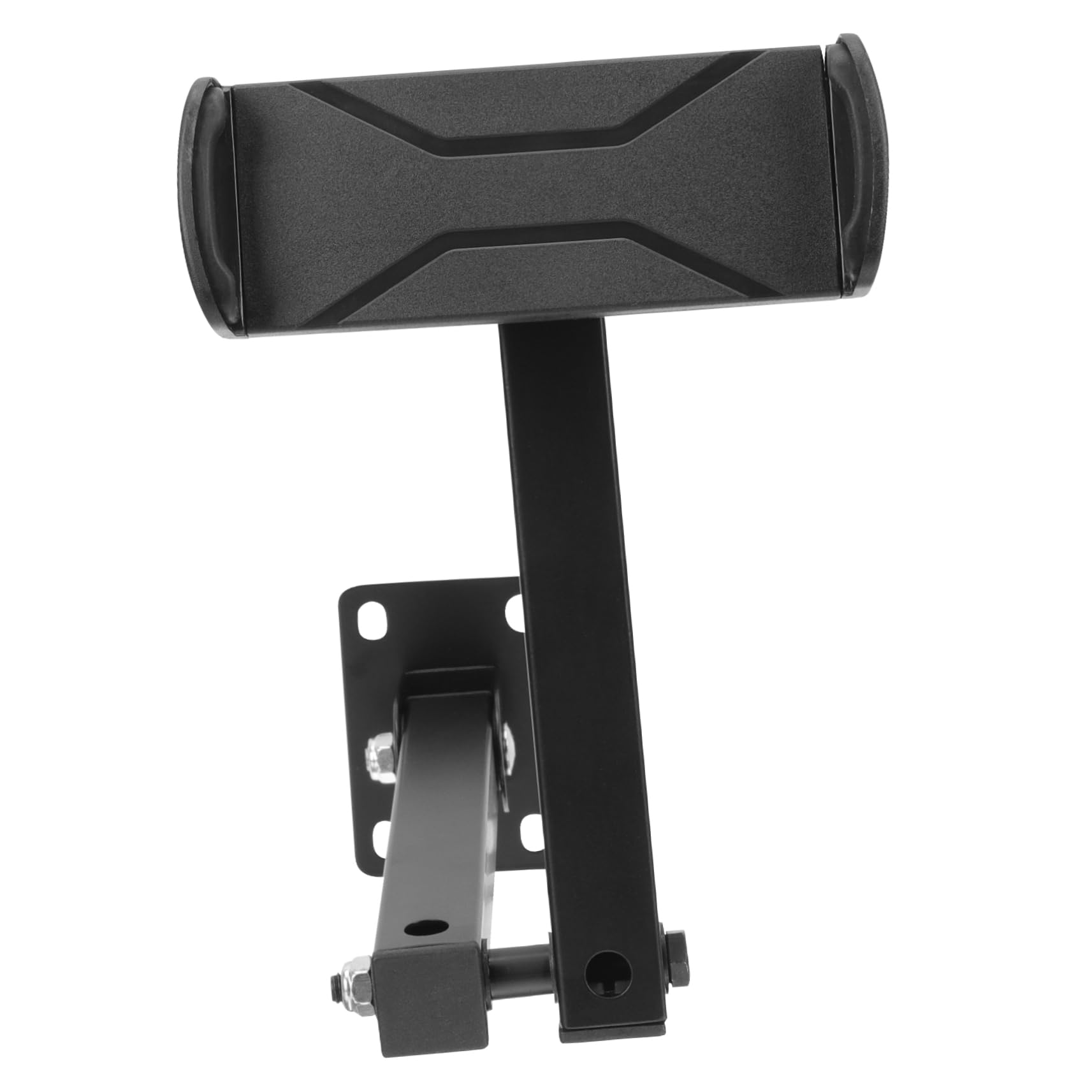 DOITOOL Porta Telefono Da Cucina Supporti Per Tablet Supporto Per Cellulare Da Scrivania Porta Tablet Cellulare Regolabile Montare Supporto Da Parete Per Telefono Black Lega Di Alluminio