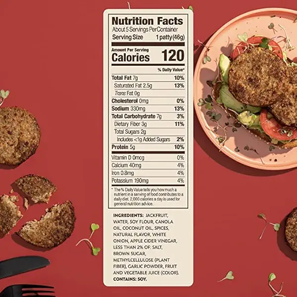 Jack & Annie's, Frozen, Sausage Patties Plant Based Savory Breakfast, 8.1 Ounce 2