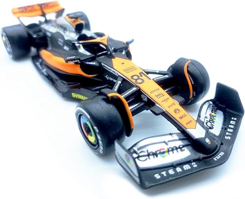 Miniatura 6 de HTLNUZD Bburago 143 2023 GP británico F1MCL60#81 Coche de carreras de aleación de Oscar 143 MCL60#81 Fórmula Uno Die Cast para adultos Colección