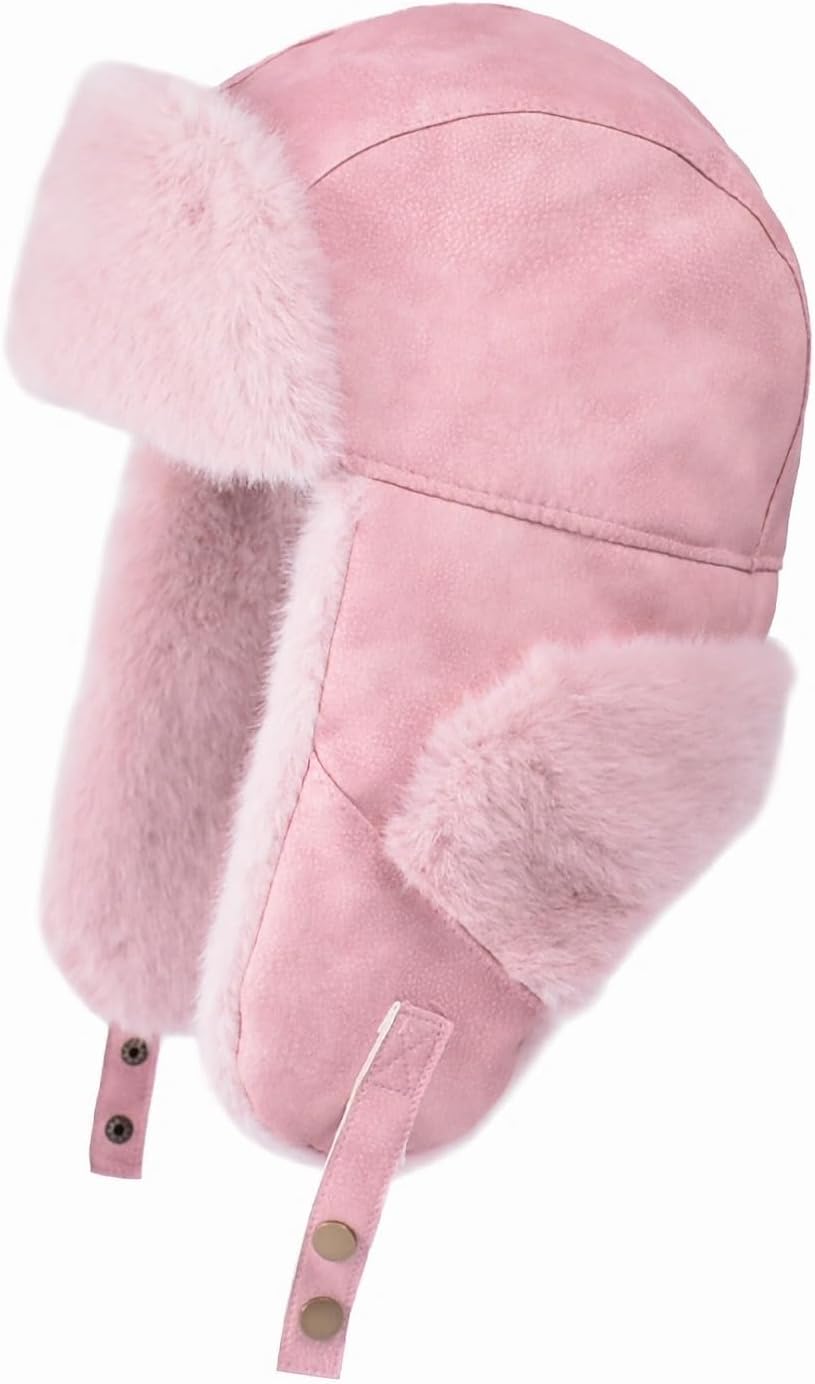 HUAMULAN Winter Trapper Hats Ushanka Trooper Unisex Hunting Hat Outdoor Ski Snow Windproof Cap Ear Flaps - Image 2