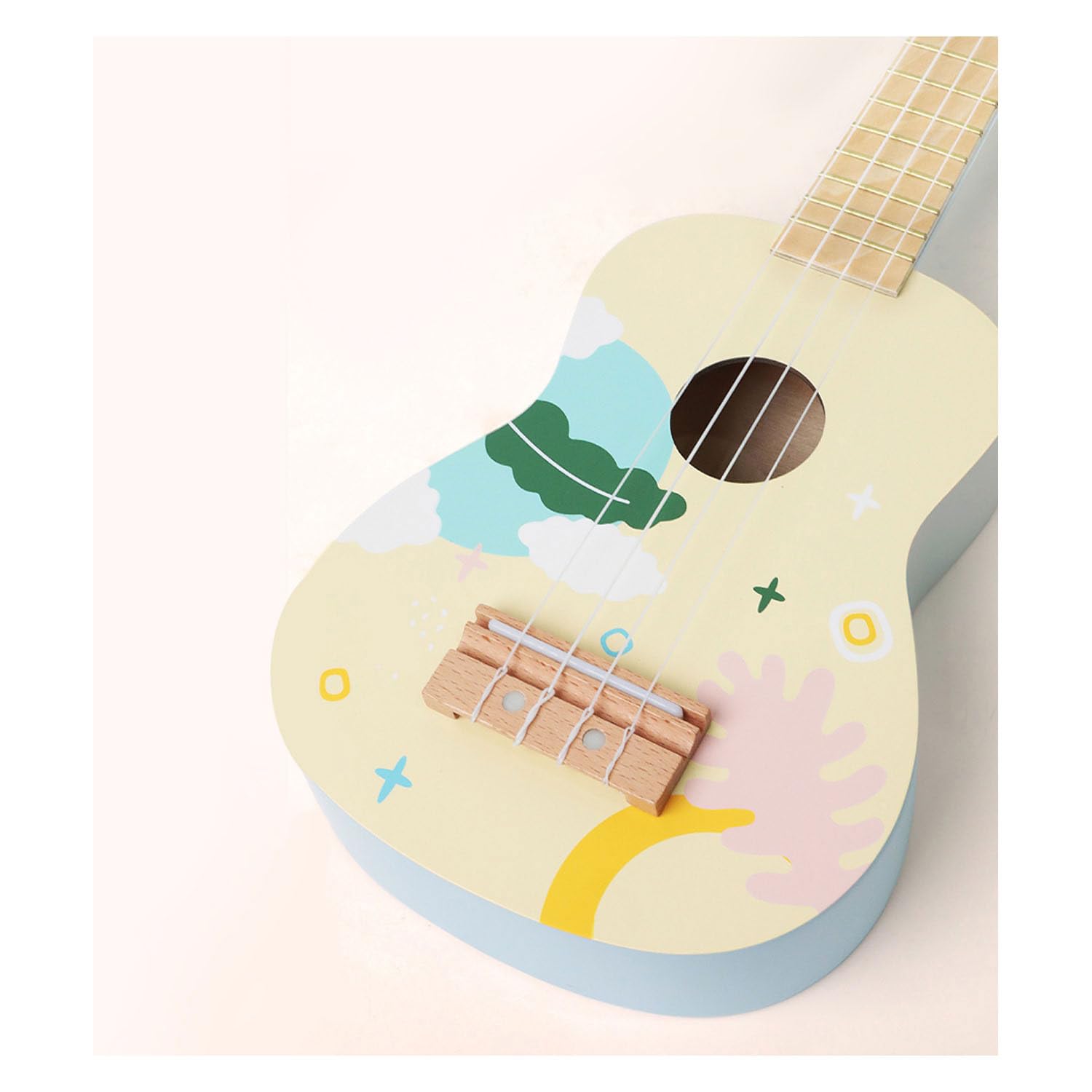 Classic World – Instrumento Musical para niños – Ukelele Iris de Madera – a Partir de 3 años