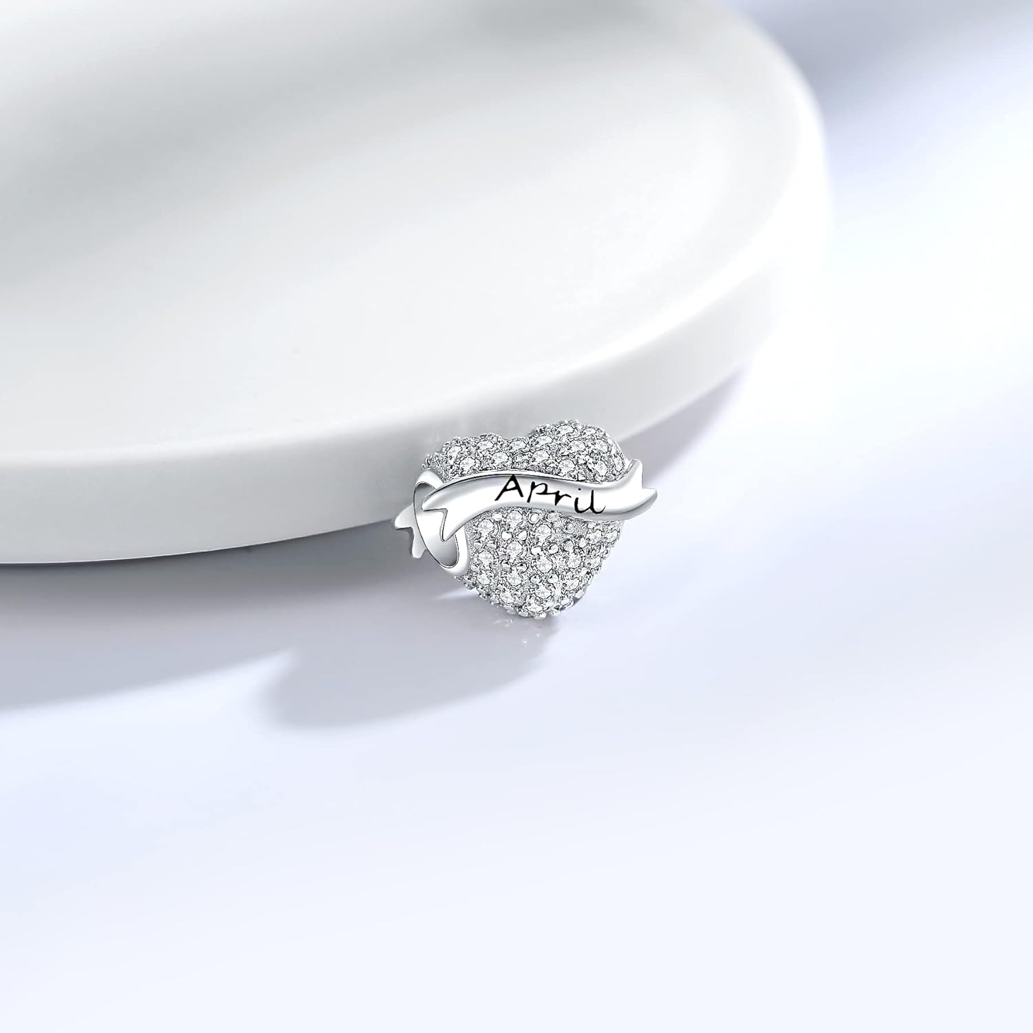 Birthstone Charms 925 Sterling Silver Love Heart Beads Fit Pandora Charms Bracelet, Fit Mother's Day Christmas Birthday Gift - Image 6