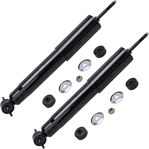 Miniatura 166 de Detroit Axle - Amortiguadores traseros para Chevrolet Equinox GMC Terrain Pontiac Torrent Saturn Vue Suzuki XL-7, 2 Amortiguadores traseros