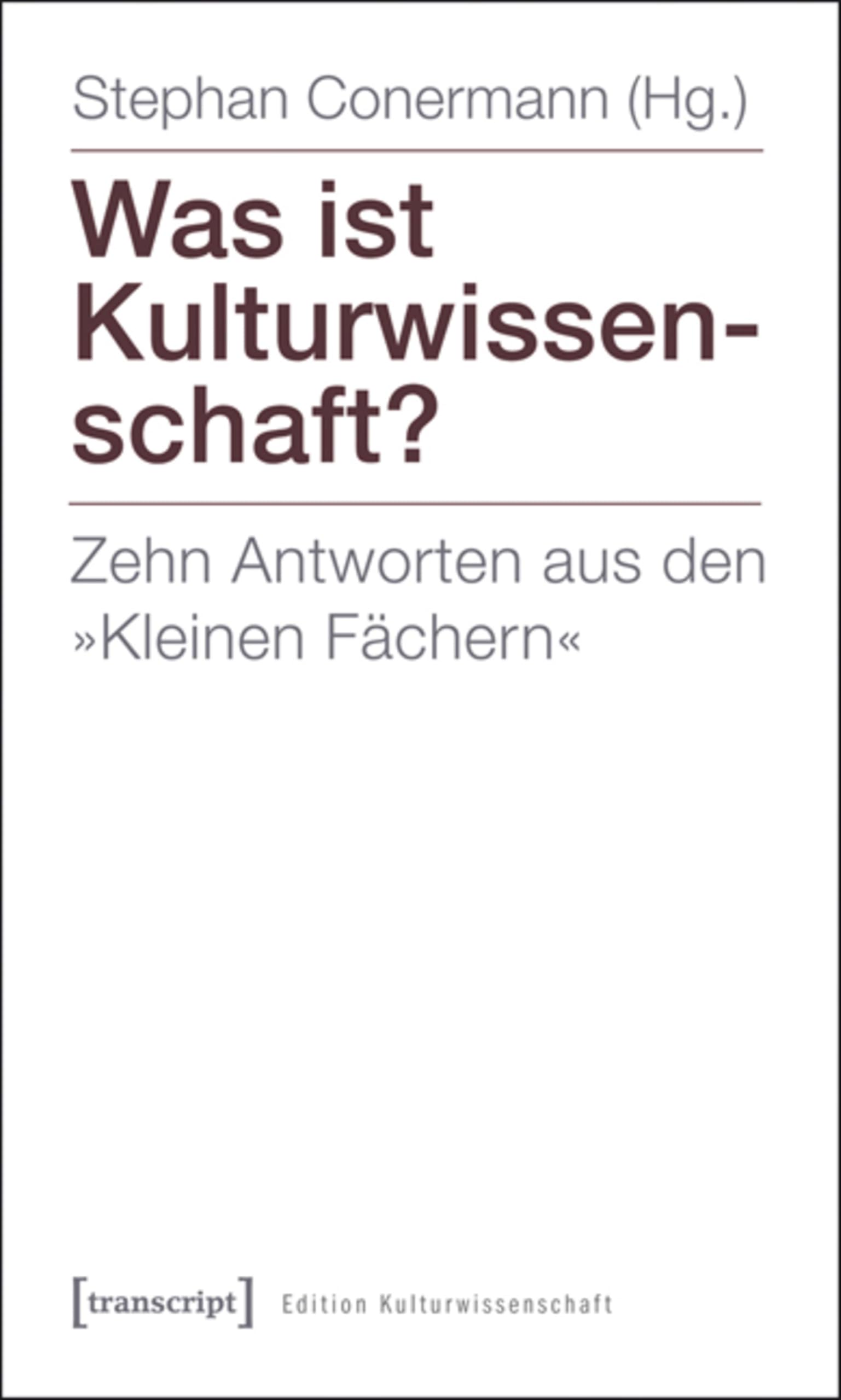 Kulturwissenschaft Zehn Antworten volume 14 en allemand