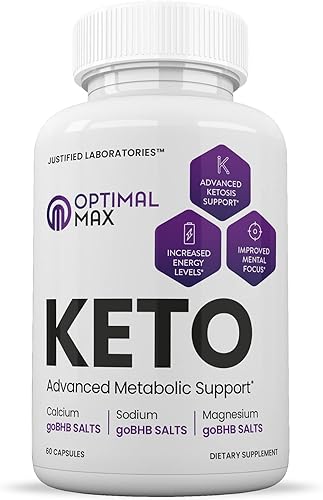 Miniatura 6 de Paquete de 3 píldoras Optimal Max Keto incluye vinagre de sidra de manzana patentadas goBHB cetonas exógenas avanzadas suplemento cetogénico para