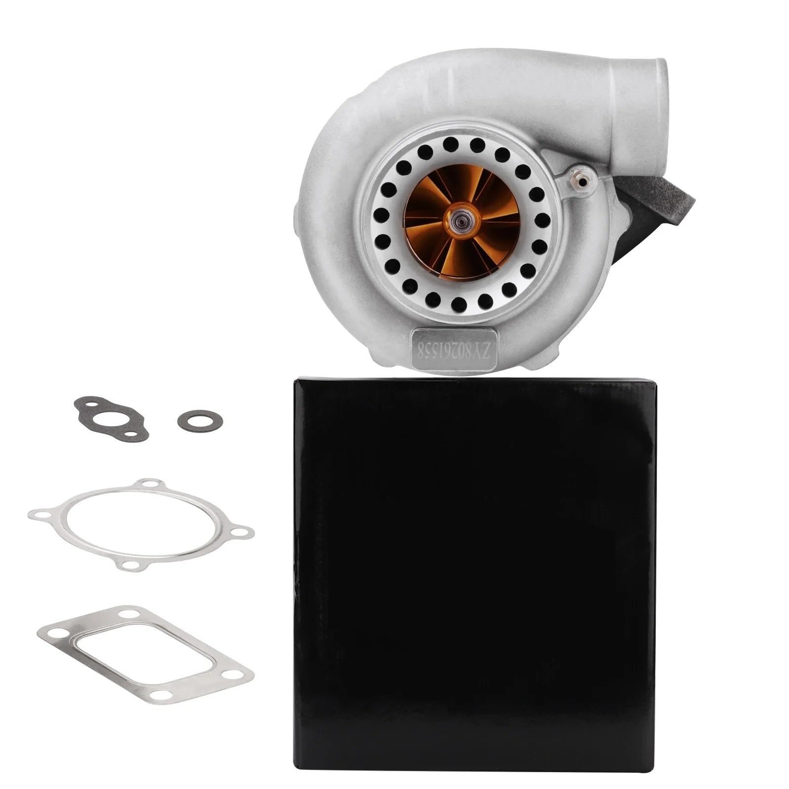 HAGDFDNV Billet GT3582 GT35 Turbo Flange AR 0.63 Water Oil Cooled Turbocharger 2.5-6.0L Rear Window Regulator