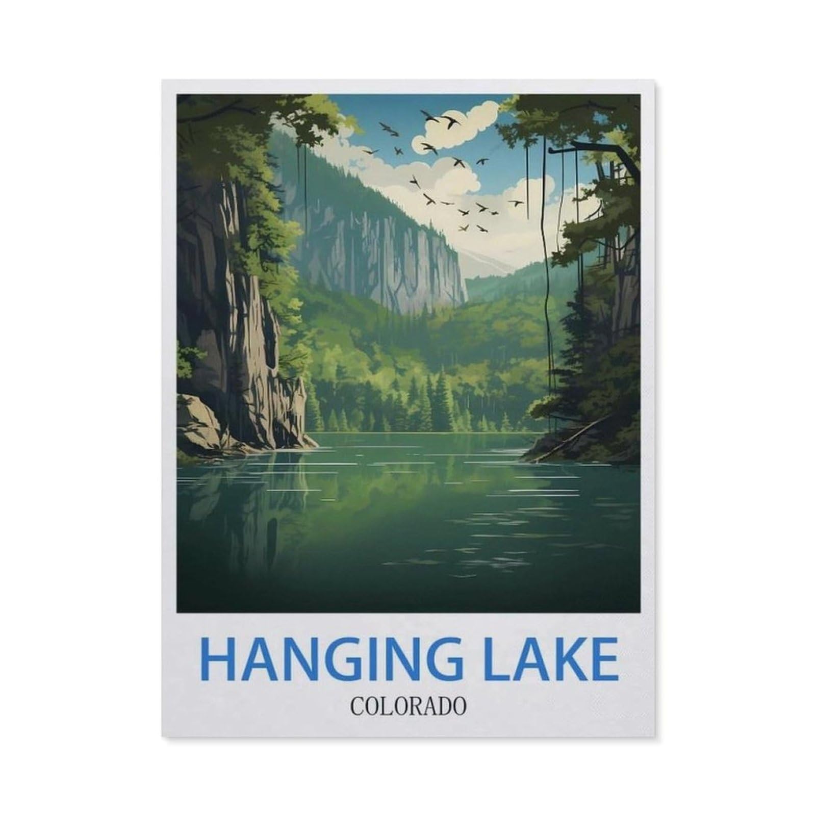 BEAYODKP Diamond Painting Kits for Adults and Kids，Hanging Lake Colorado