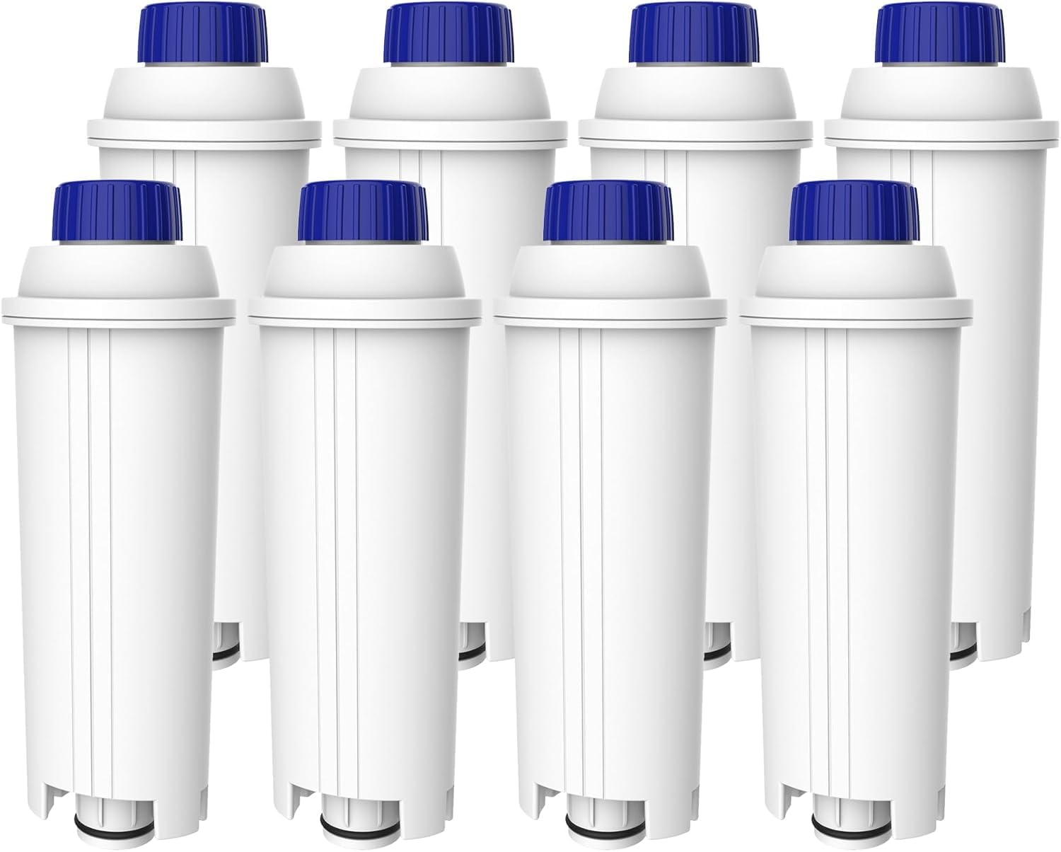 Waterdrop Filterkartuschen, Ersatz für De'Longhi® Wasserfilter DLSC002, Kompatibel mit De'Longhi® Magnifica® S, Eletta® Explorer, Dinamica® und ECAM-Serie, Kaffeeautomat und Espressomaschine (8)