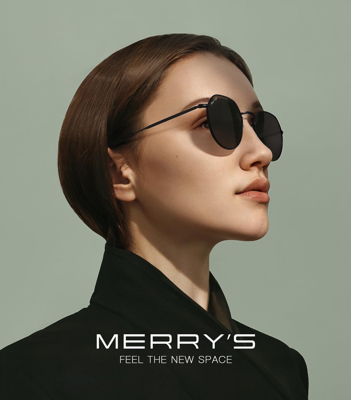 MERRY'S Round Polygon Metal Polarized Sunglasses for Women Men Retro Classic Vintage Shades S6565 - Image 2