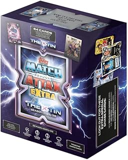 Topps UCC Match Attax Extra 2026 – X Tin – enthält 64 Karten plus eine X Greats LE Karte und eine Bonus Electrix LE Karte.