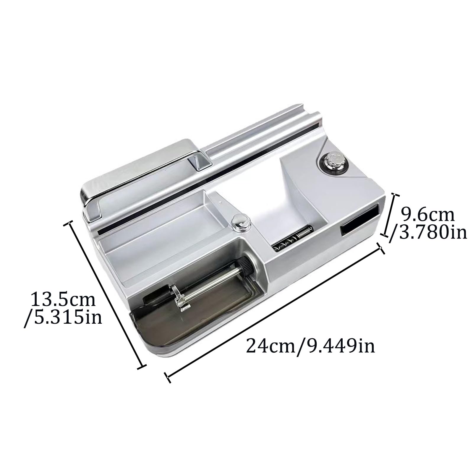 8mm/6.5mm/5.5mm Automatico Della Sigaretta Del Rullo Del Tabacco Delle Macchine di Riempimento Della,Macchinetta Riempitubi Elettrica,Display Intelligente di Rilevamento e Conteggio,Ada(Color:Argento)