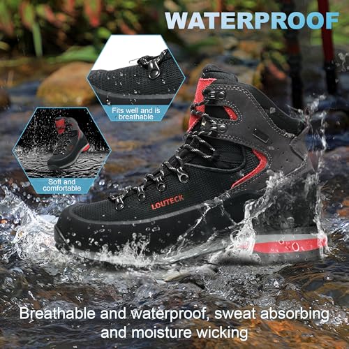 Image of Men's Hiking Boots - Durable and Comfortable Men's Climbing Boots for Rugged Outdoor Adventures, Perfect for Hiking, and Climbing
