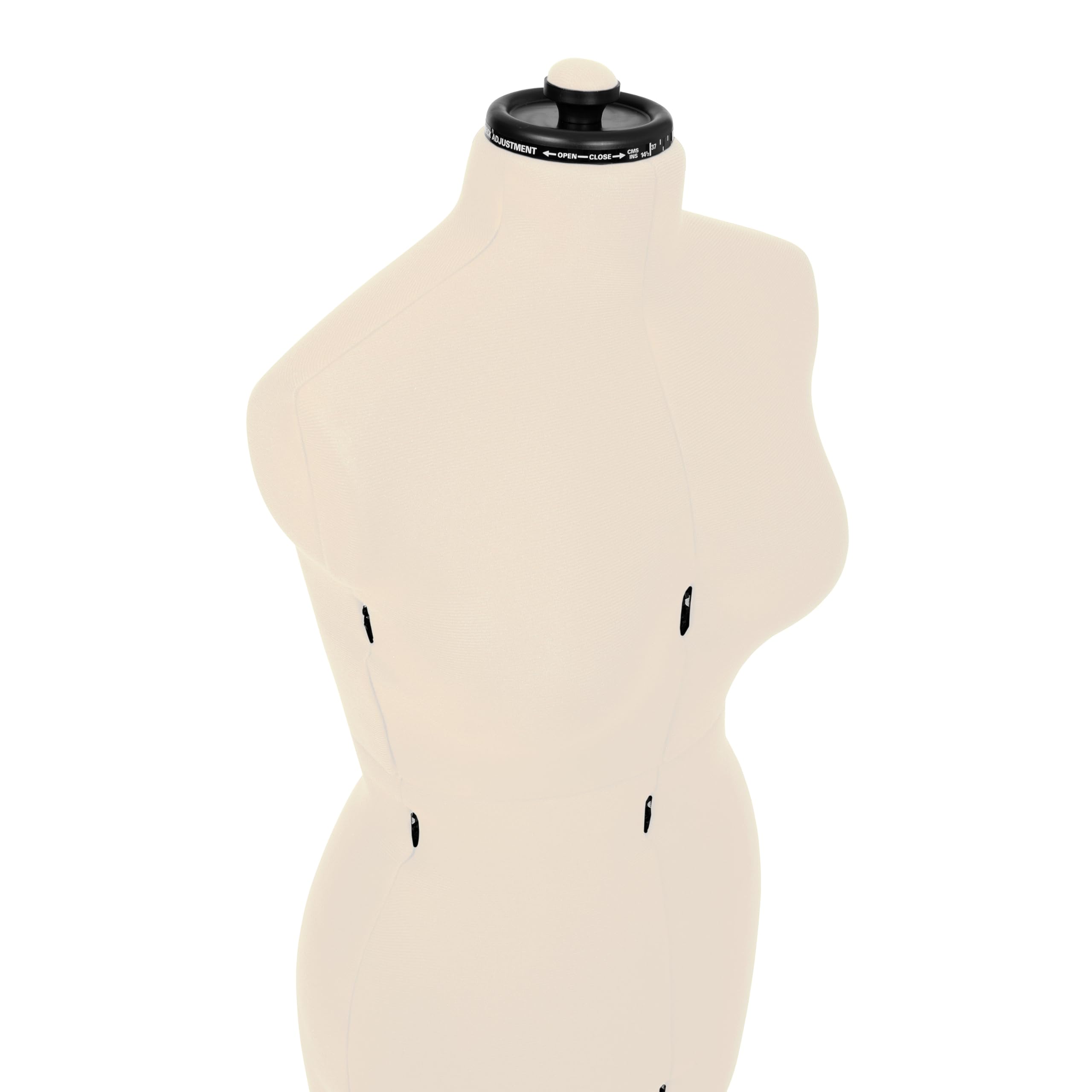 Schneiderpuppe Supa Fit Damen Gr. M (42-48) mit Rollen, weiblicher Torso, Büste, verstellbare Drehregler, individuelle Anpassung an Hals, Taille, Brust, Hüfte (beige, M)