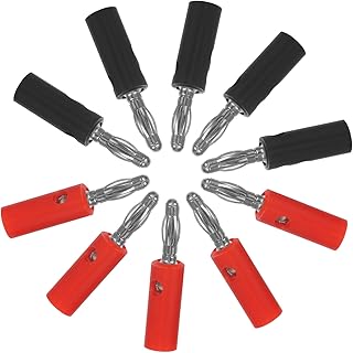 Hemobllo 10 Peças De Substituição De Clipe De Banana Plugue De Áudio De Banana Conector De Plugue De Banana Para Amplificador Plugues De Banana Úteis Conector De Plugue De Banana Para