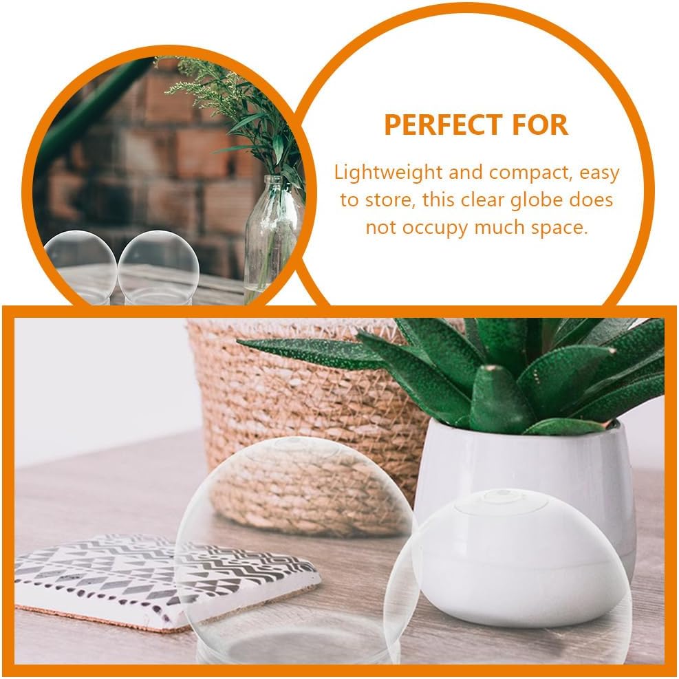 BESTOYARD 15 Pack Snow Globes with Screw Off, 2.75 X 2.36 Inch DIY Clear Plastic Water Jar Make Your Own Globe for HER Valentine Holiday Crafts Christmas Home Decoration - Image 8