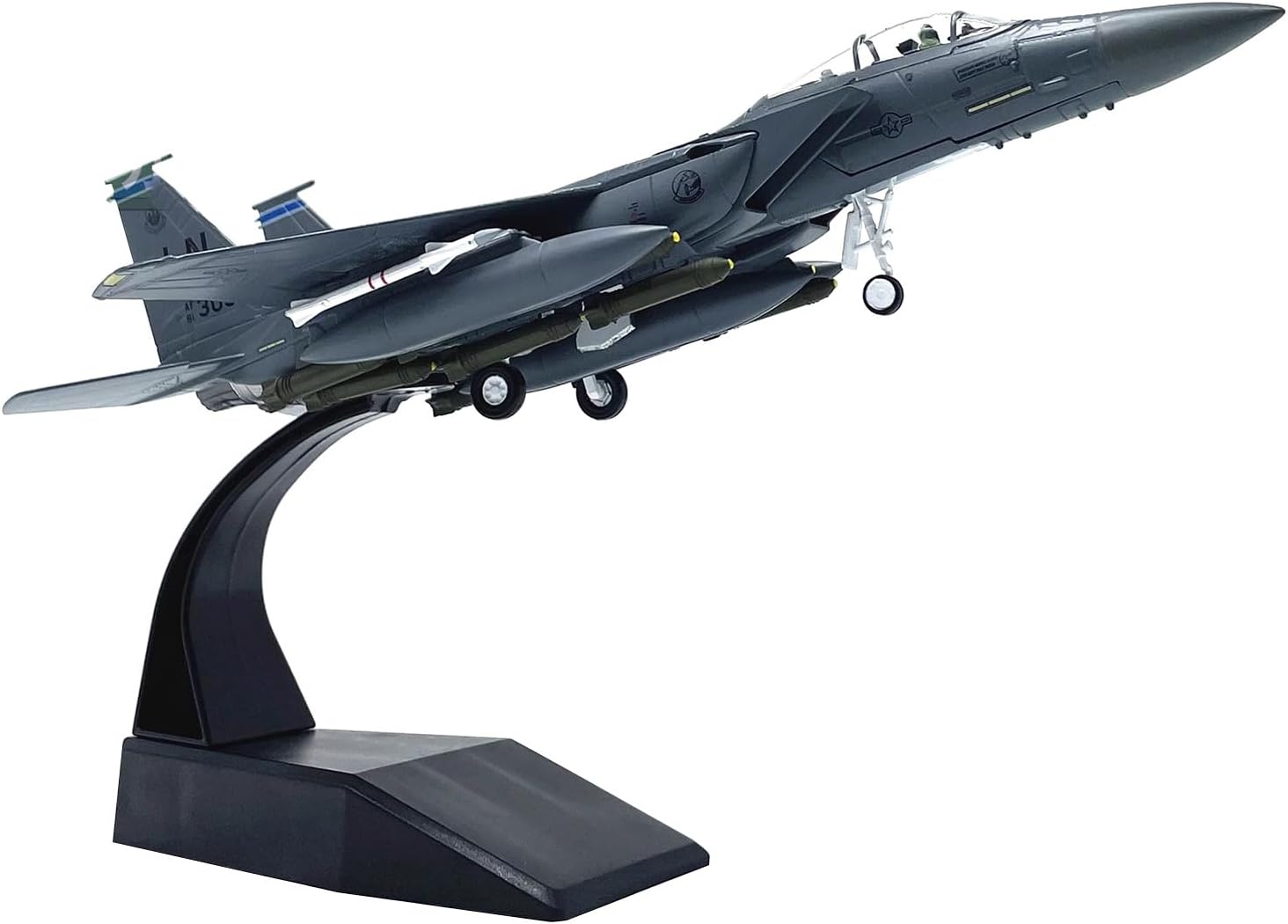 1:100 US Air Force Mcdonnell Douglas F-15E Strike Eagle Fighter Model Simulation Aircraft Model Aviation Aircraft Kits for Collection and Gift US