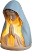 Virgin Mary Night Light,Devotional Prayer Figure Lighting | Catholic Night Light,for House, Christmas, Birthday, Nursery, College, Room, Decoration