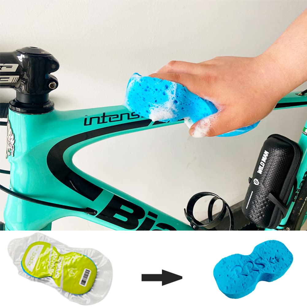 Practical Bike Washing Sponge Bicycle Maintenance Supplies Cleaning Brush Foam Clean Tool for Bike Frame Components